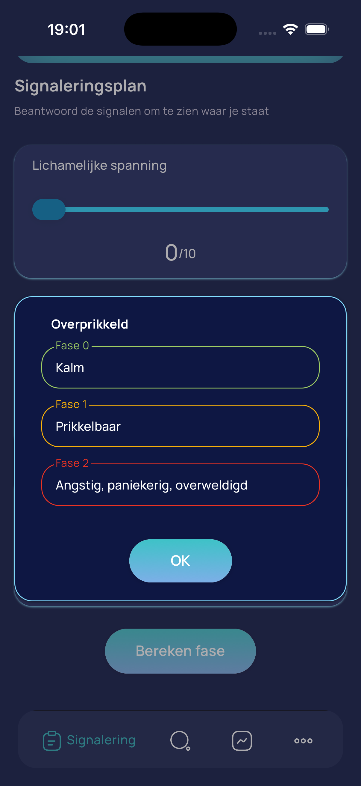 beschrijving toevoegen aan een signaal per fase