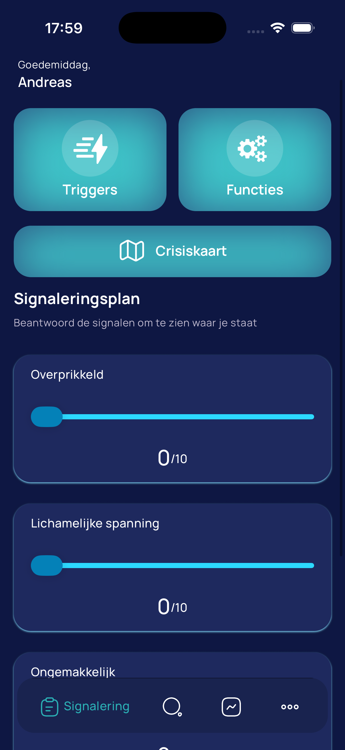 crisiskaart of noodkaart