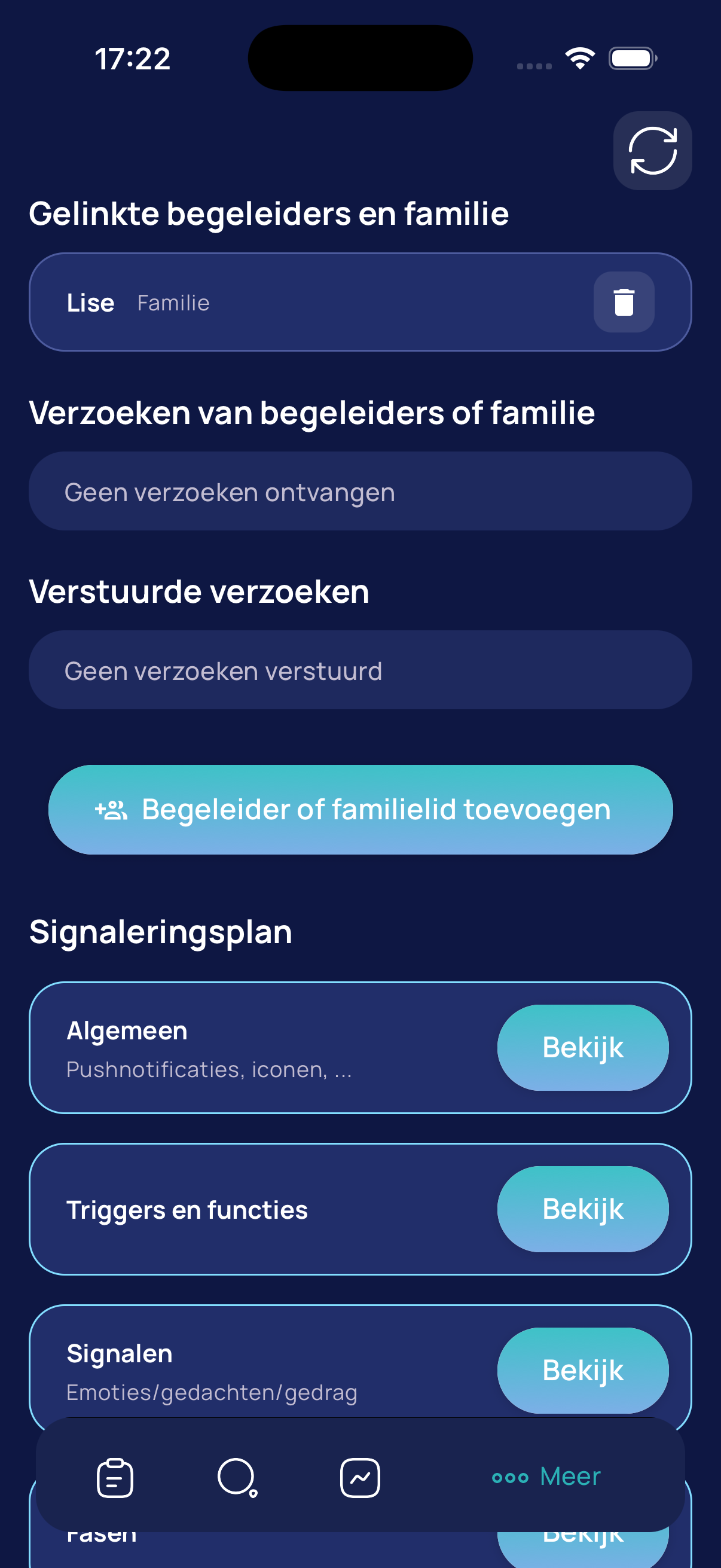 familielid betrokken bij je signaleringsplan