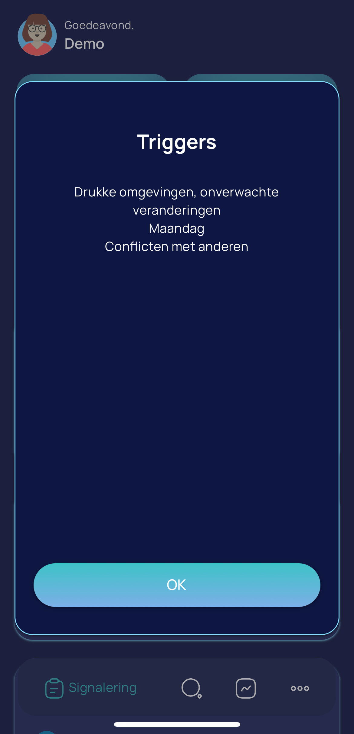 Demonstratie triggers